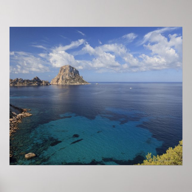 Balearerna, Ibiza, Spanien Poster (Framsidan)