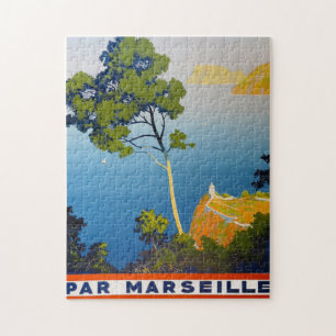Balearernas Vintage Fransk Travel Pussel