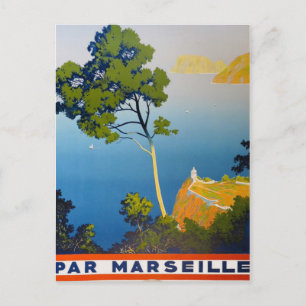 Balearic Island vintagefransk reser Vykort