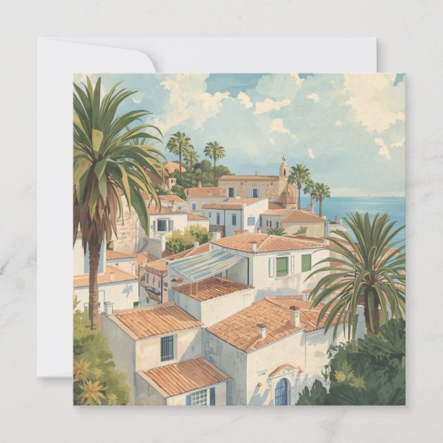 Baleariska öar Vintage fransk resa (Framsida)