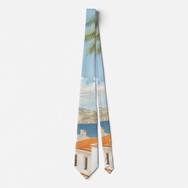 Baleariska öar Vintage fransk resa Slips (Framsida)