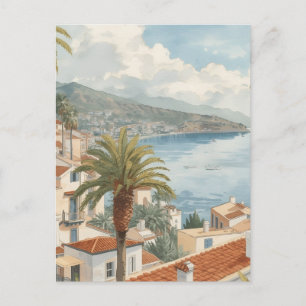 Baleariska öar Vintage fransk resa Vykort