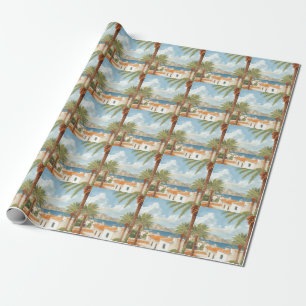 Baleariska öarna Vintage fransk resa Presentpapper
