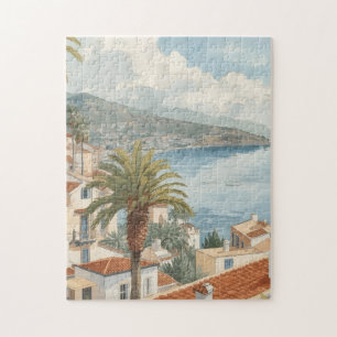 Baleariska öarna Vintage fransk resa Pussel