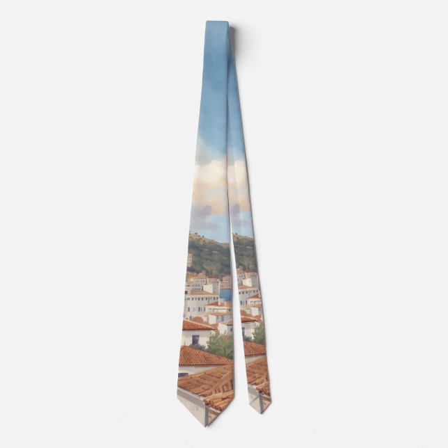 Baleariska öarna Vintage fransk resa Slips (Framsida)