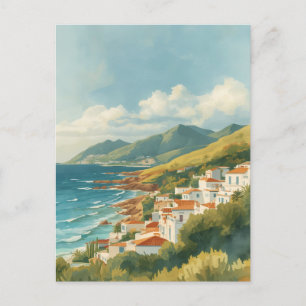 Baleariska öarna Vintage Franska Rivieran Resa Vykort