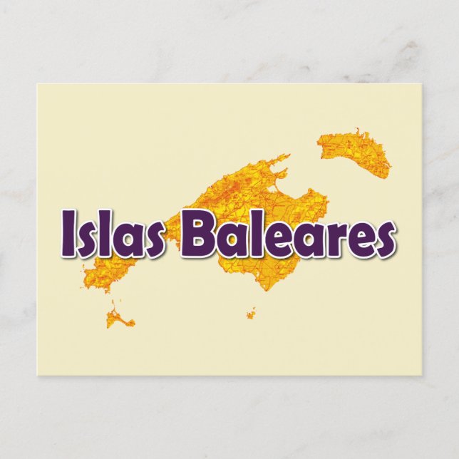 Baleariska öarna vykort (Framsida)