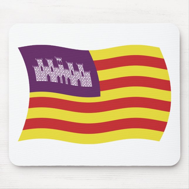 Baleariska öarnas flagga Musmatta (Framsidan)