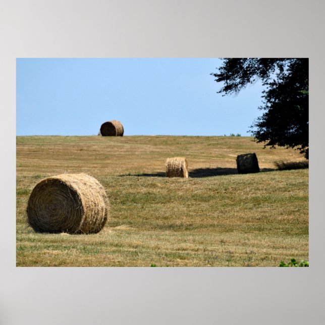 Bales of Hay Poster (Framsidan)