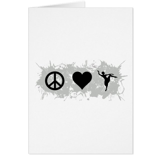 Balett 2 hälsningskort (Framsidan)