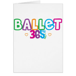 Balett 365 hälsningskort