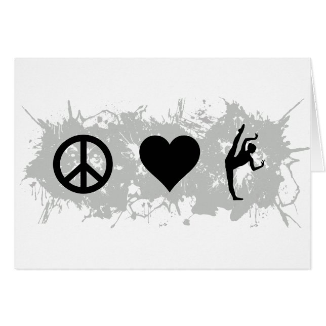 Balett 3 hälsningskort (Framsidan Horizontal)