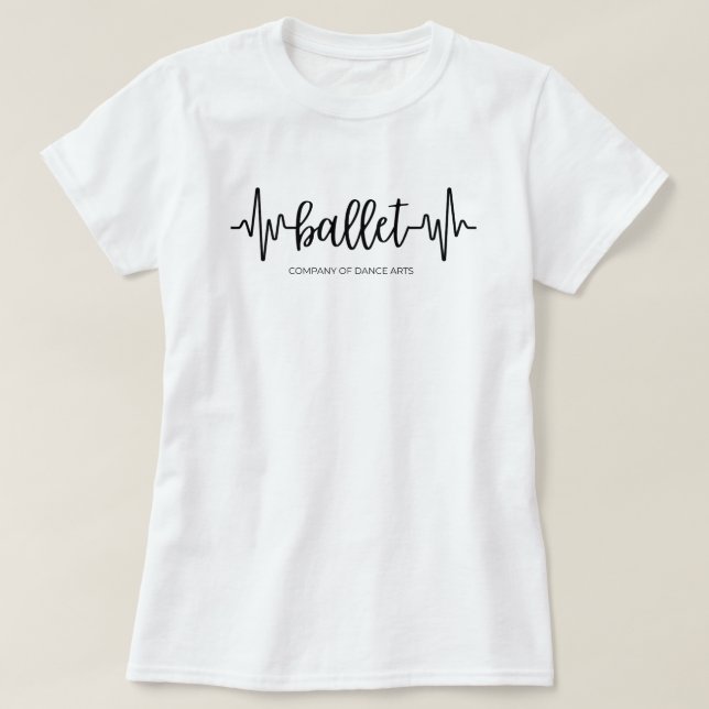 balett är liv t shirt (Design framsida)