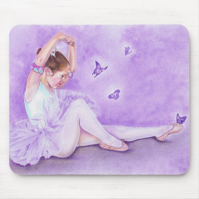 Balett de Papillon Mousepad Musmatta (Framsidan)