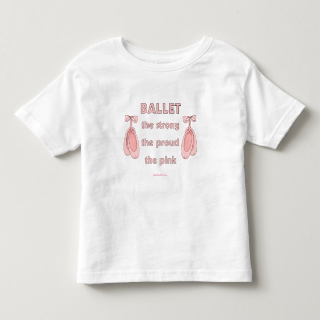 Balett: Indiankrigaren det starkt rosorna Tee Shirt (Framsida)