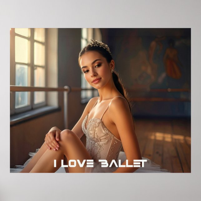 BALETT - JAG ÄLSKAR BALETT POSTER (Framsidan)