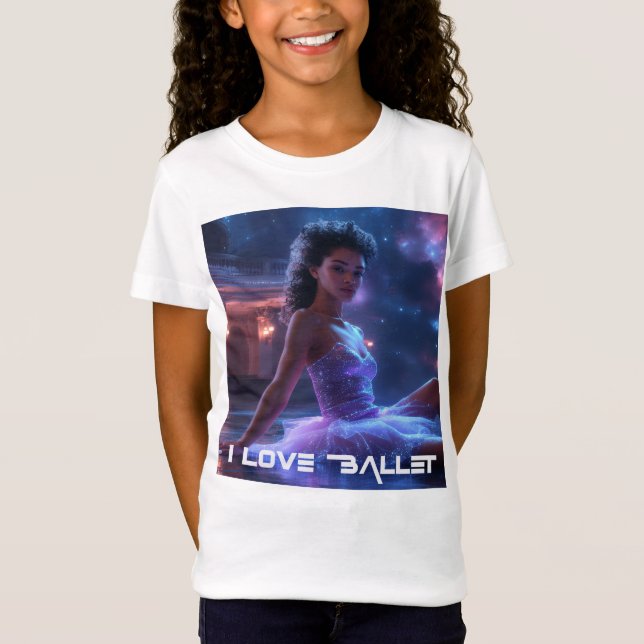 BALETT - JAG ÄLSKAR BALETT T SHIRT (Framsida)