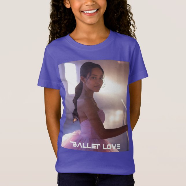 BALETT KÄRLEK - BALETT & DANS T SHIRT (Framsida)
