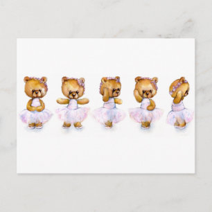 Balett kliver vykortet vykort