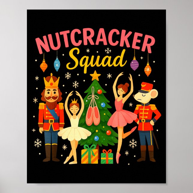 Balett nötknäppareskvadens juldräkt för barn poster (Framsidan)