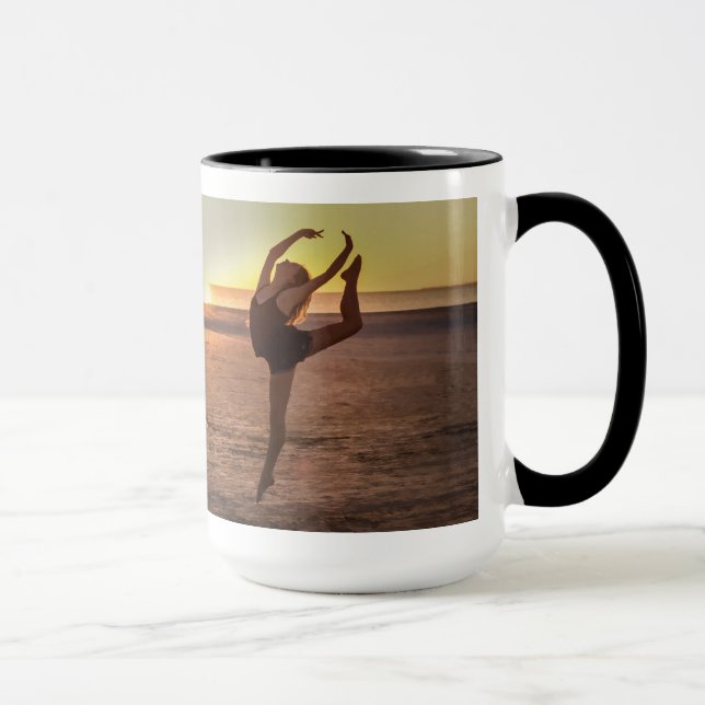 Balett på strandmuggen mugg (Höger)
