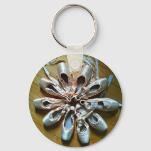 Balett Pointe skor Keychain Nyckelring