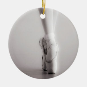 Balett Pointe skor Sepiadanstofflor Julgransprydnad Keramik