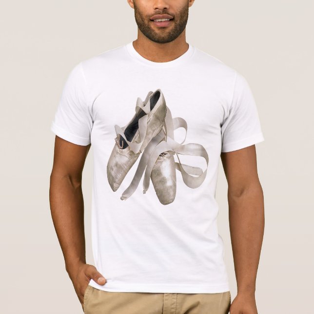 Balett skor dansbäraT-tröja T Shirt (Framsida)