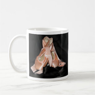 Balett skor mönster kaffemugg