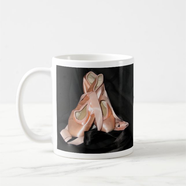 Balett skor mönster kaffemugg (Vänster)