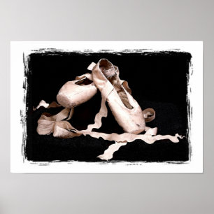Balett skor trycket poster
