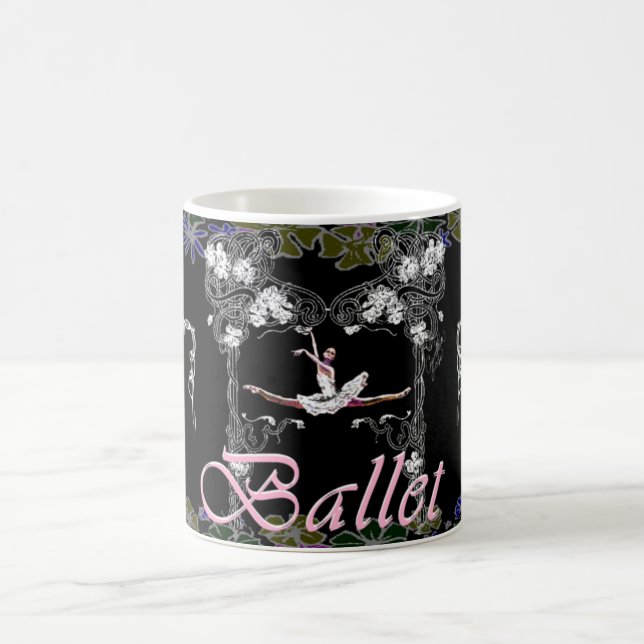 Balett stora Jete i blommig ärke- mugg (Center)