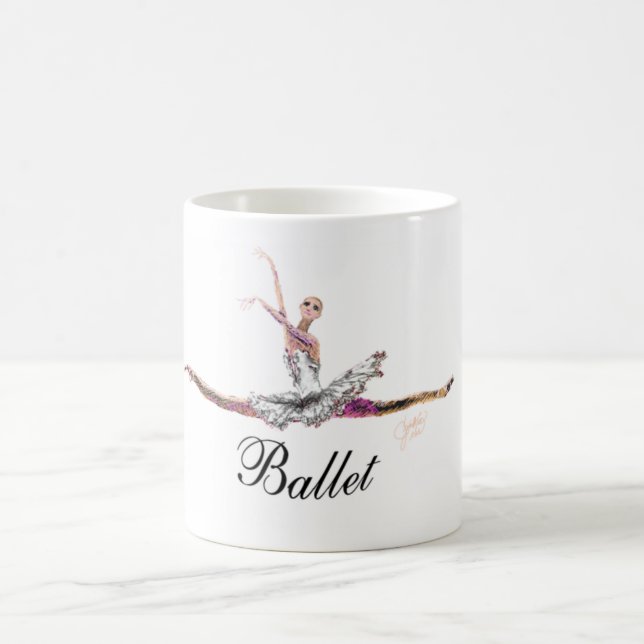 Balett stora Jete med "den balett" muggen Kaffemugg (Center)