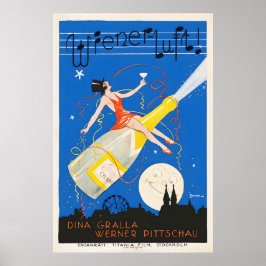 Balettarkaduke, Wiener Luft (1926) Österrikisk Poster