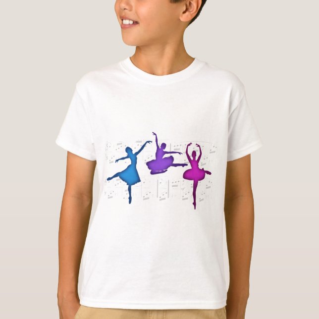 BalettdagBallerinas T-shirt (Framsida)