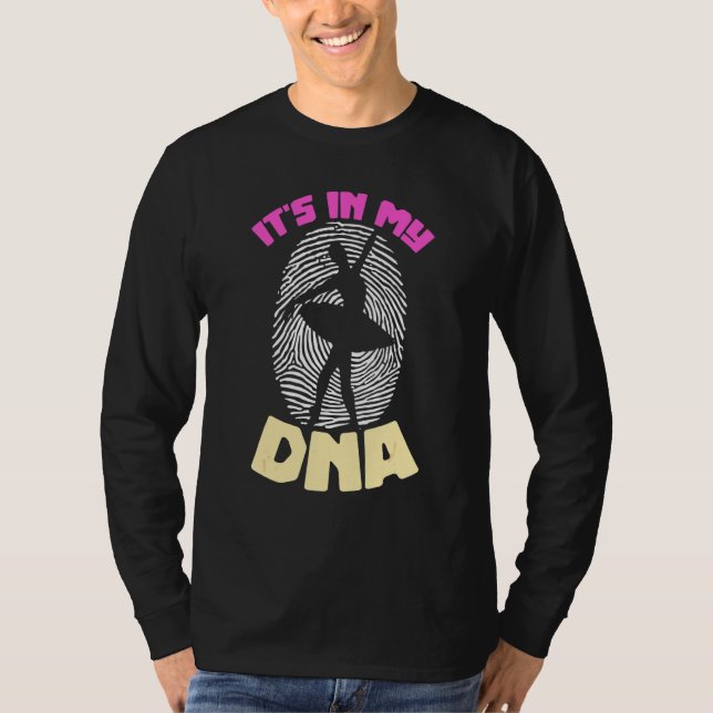 Balettdansare Ballerina Kul T Shirt (Framsida)