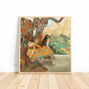 Balettdansare, Degas konst Poster
