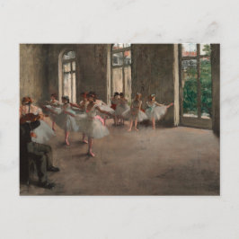 Balettdansare i balettskola Edgar Degas Vykort