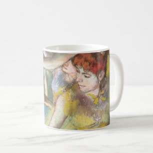 Balettdansare på scenen av Edgar Degas Kaffemugg