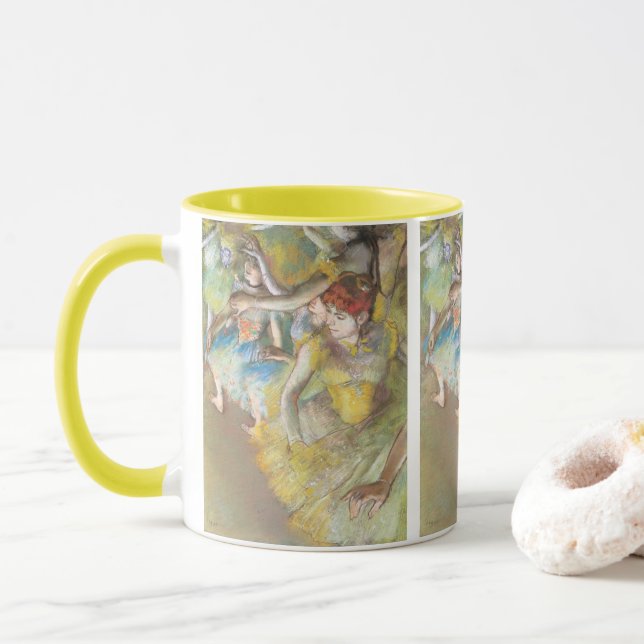 Balettdansare på scenen av Edgar Degas Mugg (Med munk)