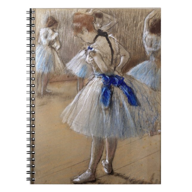 Balettdansballerinaen, Degas Anteckningsbok Med Spiral (Framsidan)