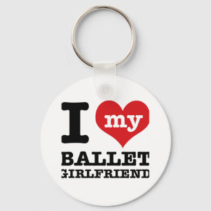 Balettdansdesigner Nyckelring