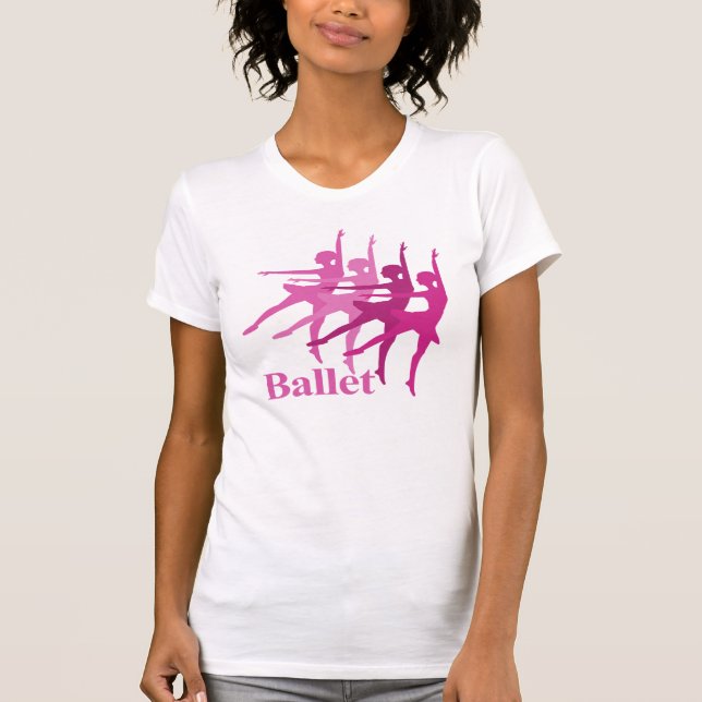 Balettdansörer T Shirt (Framsida)