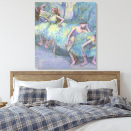 Balettdansöser i kulissen av Edgar Degas Canvastryck