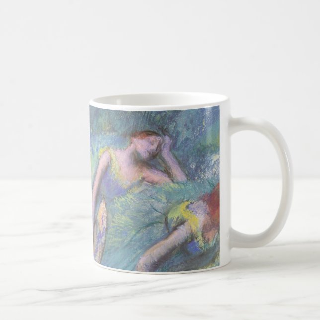Balettdansöser i kulisserna av Edgar Degas Kaffemugg (Höger)