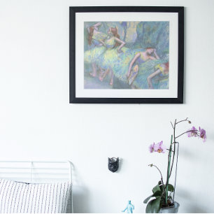 Balettdansöser i kulisserna av Edgar Degas Poster