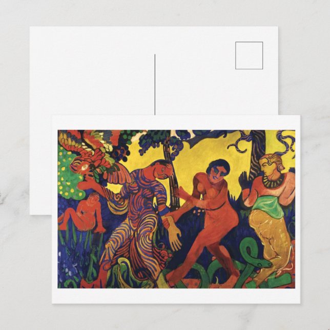 Baletten | Andre Derain | Vykort (Fram/baksida)