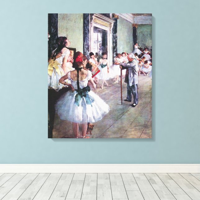 Baletten av Edgar Degas, Vintage balettkonst Canvastryck (Insitu (trägolv))