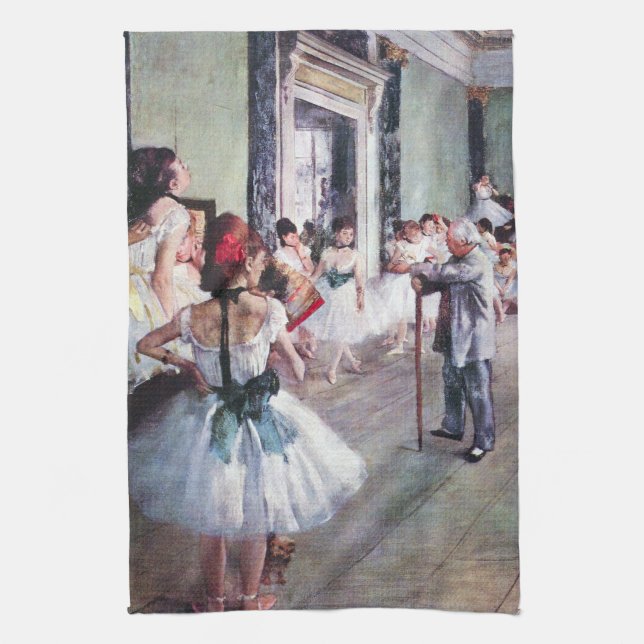 Baletten av Edgar Degas, Vintage balettkonst Kökshandduk (Vertikal)