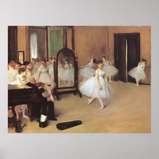 Baletten av Edgar Degas, Vintage Ballet Poster (Framsidan)